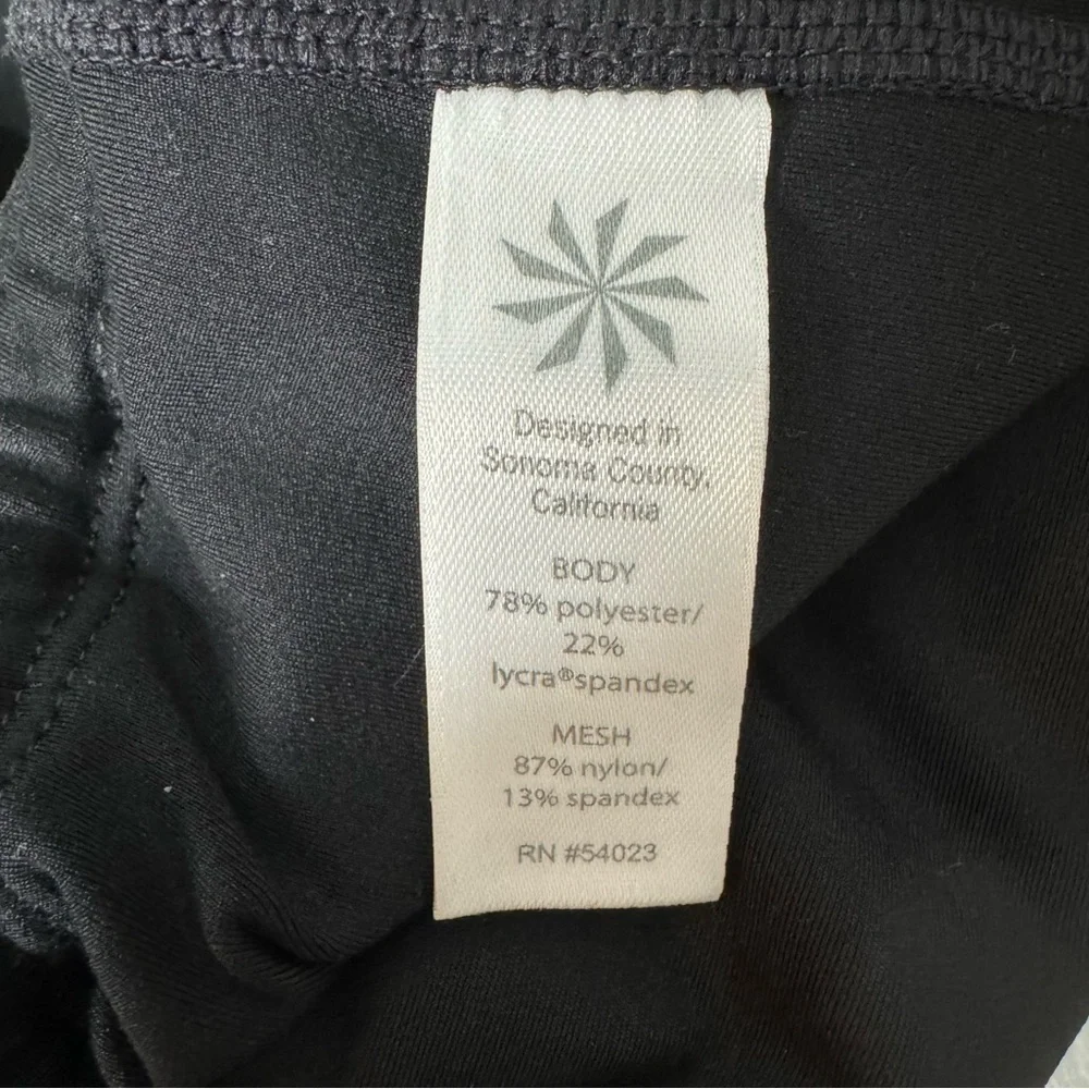 Athleta Aurora Precision‎ 7/8 Tight Leggings Black Multi Small
